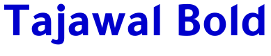 Tajawal Bold 字体